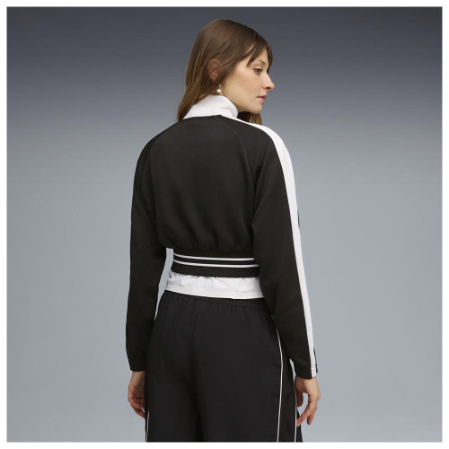 Puma Γυναικεία ζακέτα T7 Pique Relaxed Cropped Track Top